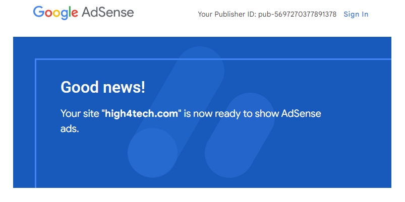 Google AdSense Approval